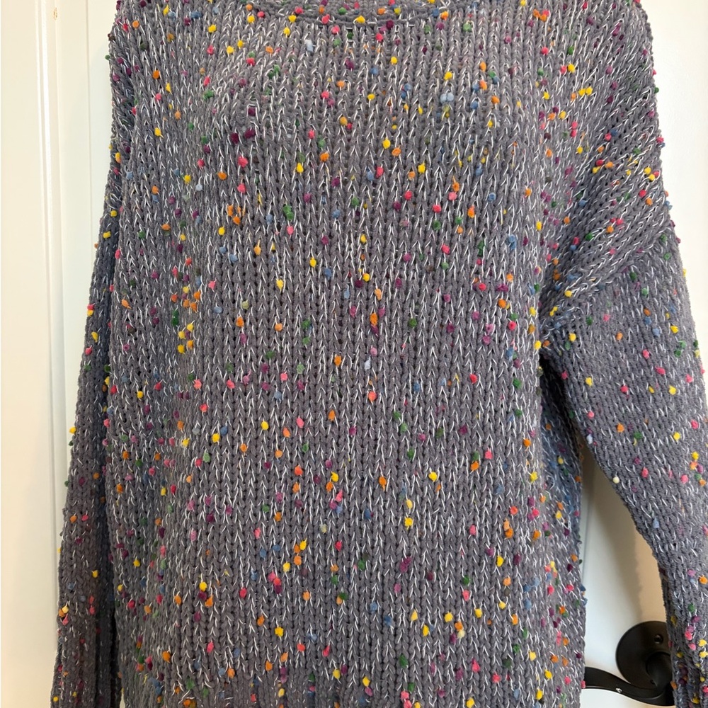7 For All Mankind Oversized Crew Neck Sweater